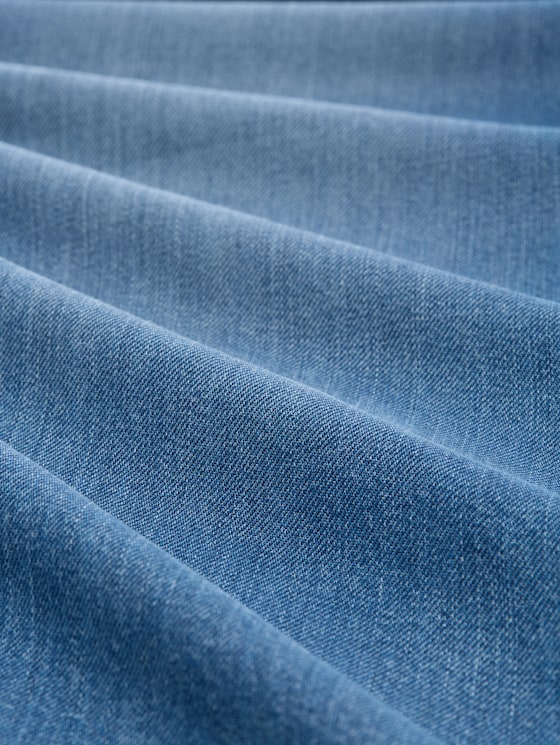 TTLINOU WIDE jeans - Clean Mid Stone Blue Denim