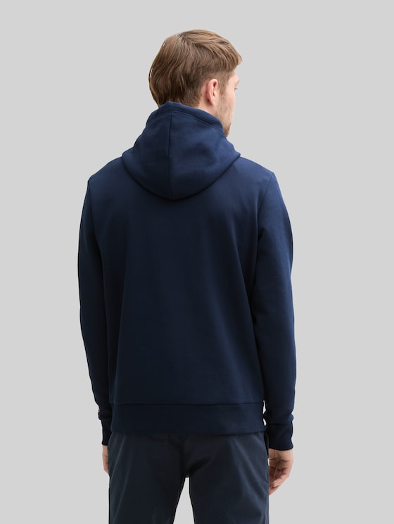 Hoodie sweatshirt with pockets - sky captain blue