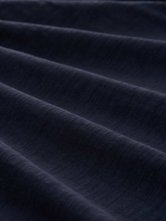 Cotton T-shirt with print - sky captain blue