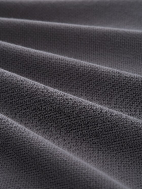 Jersey cotton polo shirt - Tarmac Grey