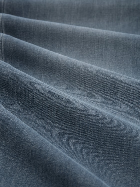 TTAEDAN STRAIGHT jeans - mid stone blue grey denim