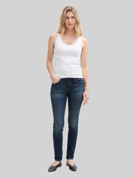 TTALEXA SKINNY jeans - mid stone wash denim