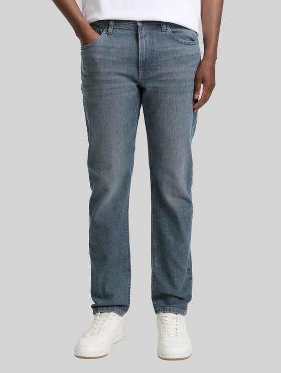 TTBRYDEN TAPERED jeans - mid stone blue grey denim
