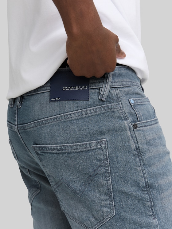 TTBRYDEN TAPERED jeans - mid stone blue grey denim