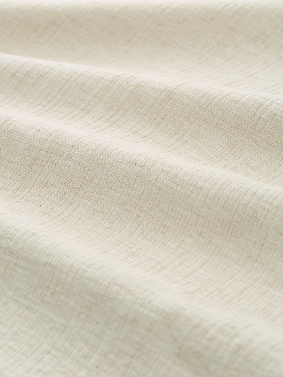 Oversized jacket with linen - champagne