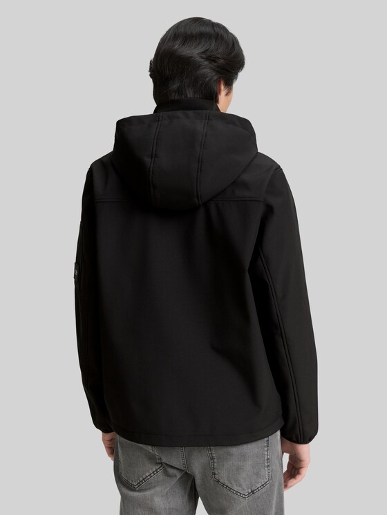 Softshell jacket with a hood - Black