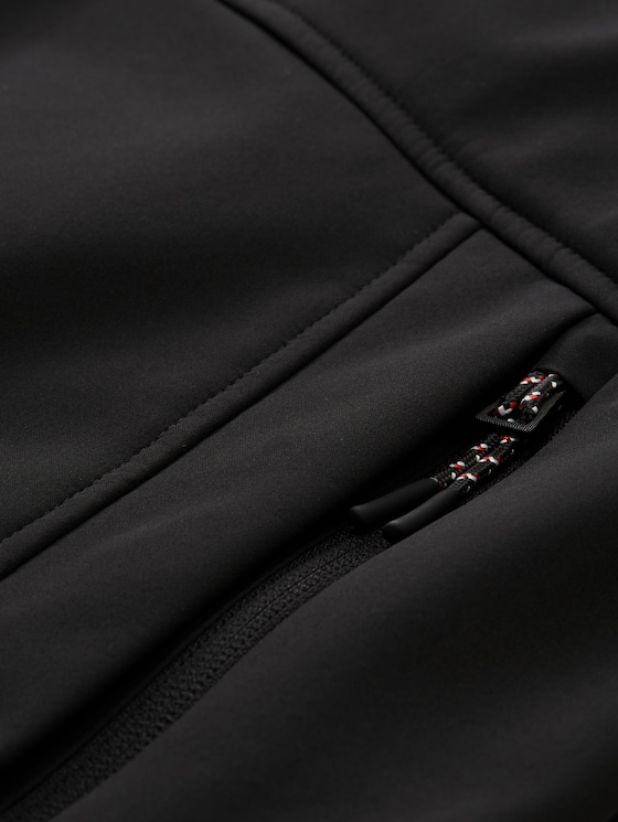 Softshell jacket with a hood - Black
