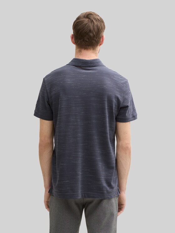Polo shirt with a chest pocket - Blueish Grey