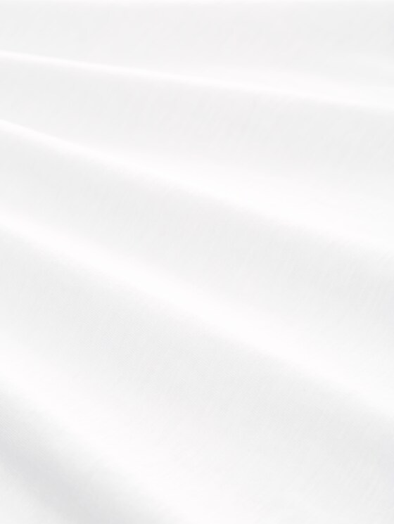 Basic T-shirt in a melange look - White
