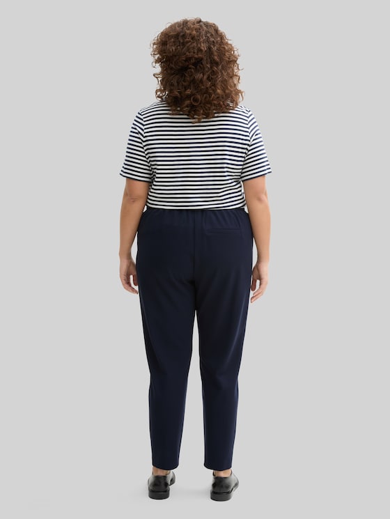 Plus Size – Loose-Fit Trousers - sky captain blue