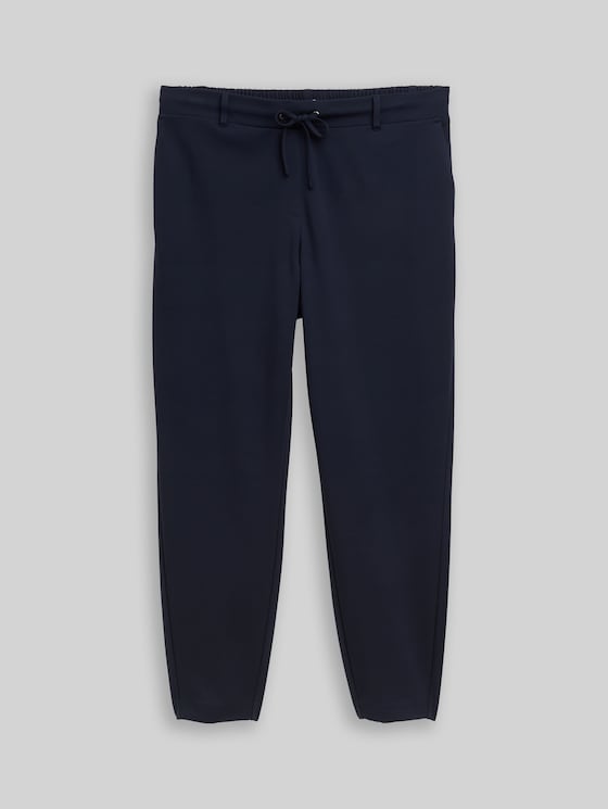 Plus Size – Loose-Fit Trousers - sky captain blue