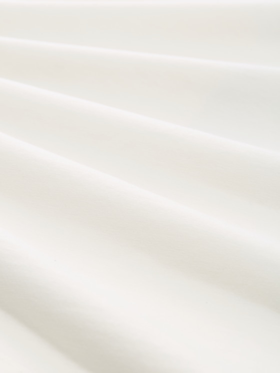 Printed T-shirt - Soft Clear White