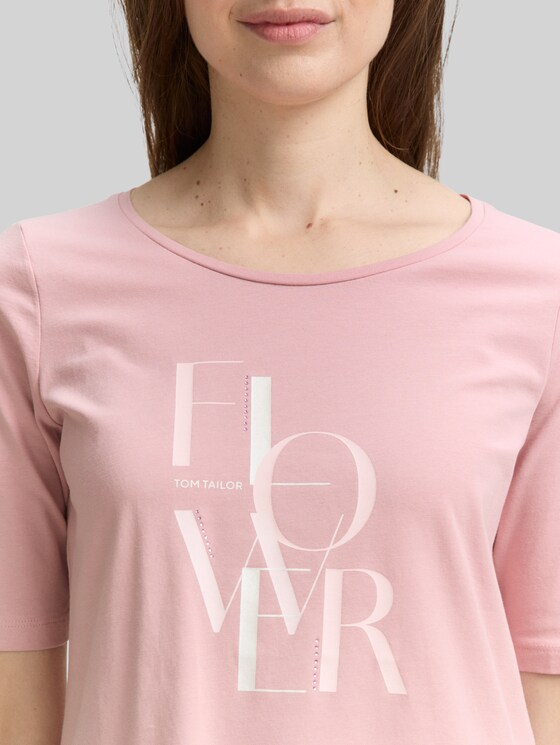 Printed T-shirt - Morning Pink
