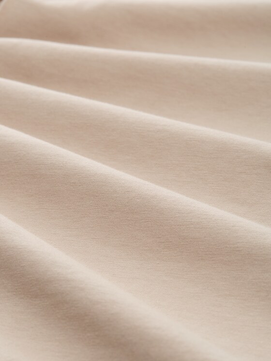 Printed T-shirt - soft taupe grey