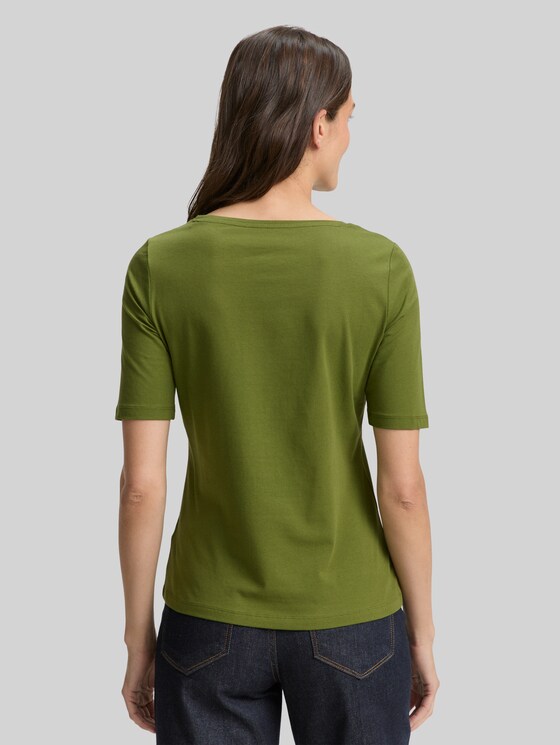 Printed T-shirt - deep ivy green