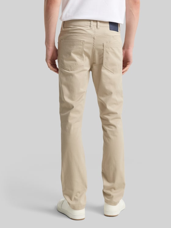 TTJOSH Regular Slim Trousers - light cashmere