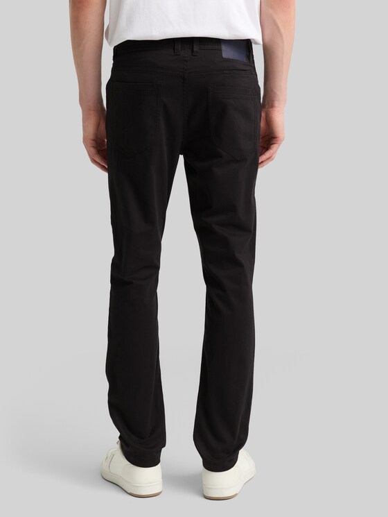 TTJOSH Regular Slim Trousers - Black