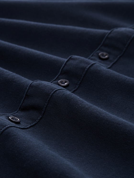 Regular-fit cotton shirt - sky captain blue