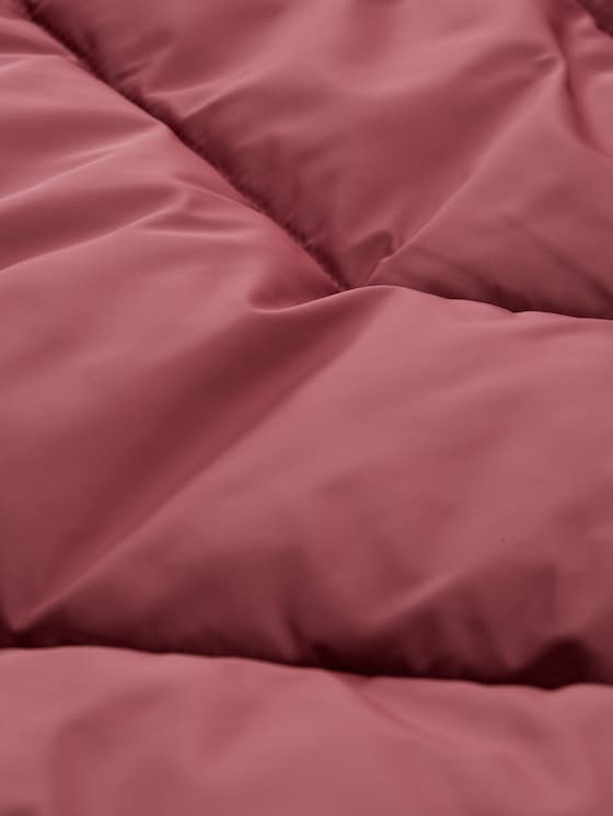 Puffer jacket with hood - Deeply Mauve