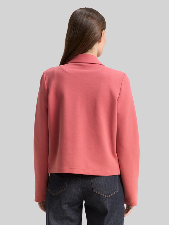 Regular-fit jacket with zip - cozy pink