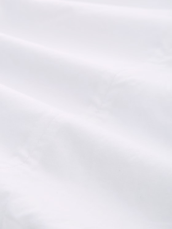 Poplin blouse with bow detail - White