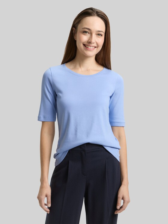 Basic T-shirt - light fjord blue