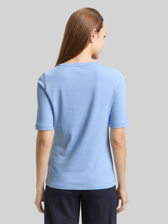 Basic T-shirt - light fjord blue