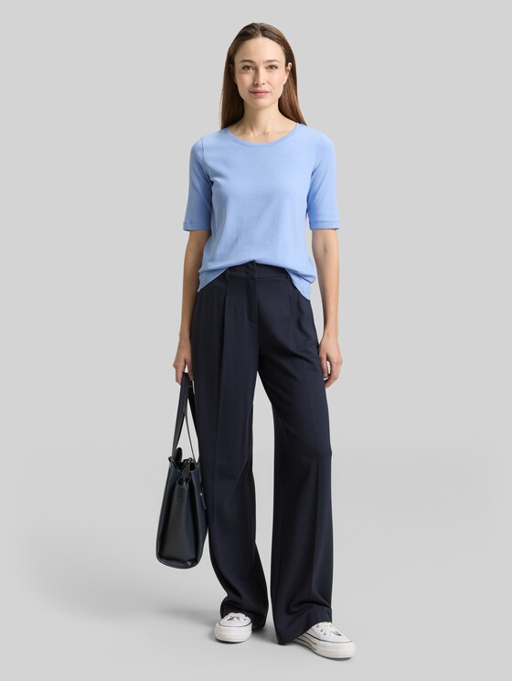 Basic T-shirt - light fjord blue