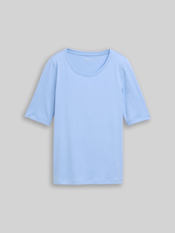 Basic T-shirt - light fjord blue