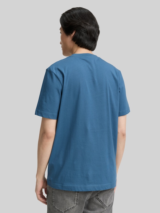 T-shirt with logo print - real teal blue