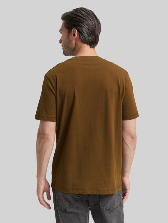 Printed T-shirt - dark palm