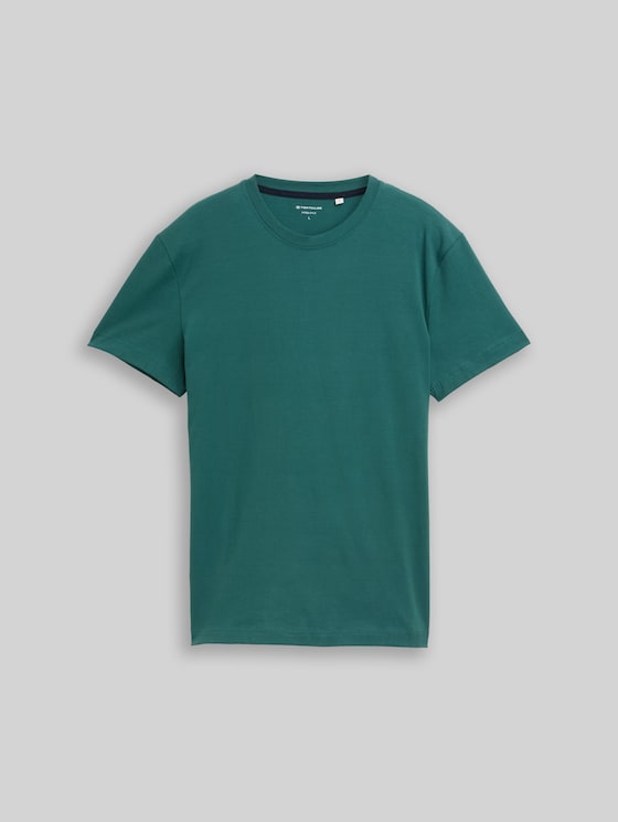 Slim fit T-shirt with stretch - Jasper Green