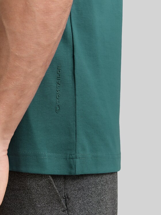 Slim fit T-shirt with stretch - Jasper Green