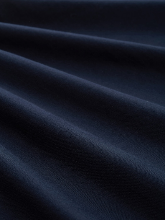 Slim fit jersey polo shirt with stretch - sky captain blue