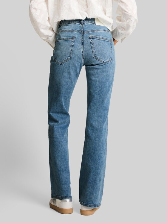 TTSTELLA BOOTCUT Stretch Jeans - Used Light Stone Blue Denim