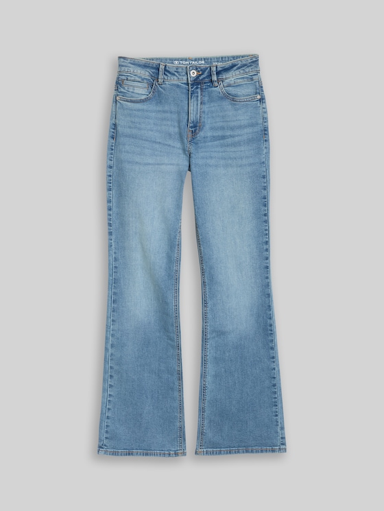 TTSTELLA BOOTCUT Stretch Jeans - Used Light Stone Blue Denim