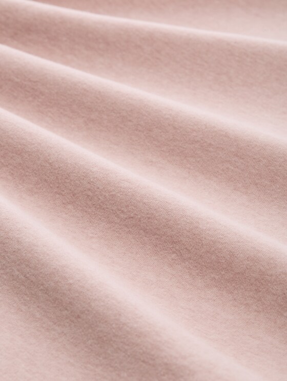 Long-sleeved shirt with gathered sleeves - Antique Rose Melange