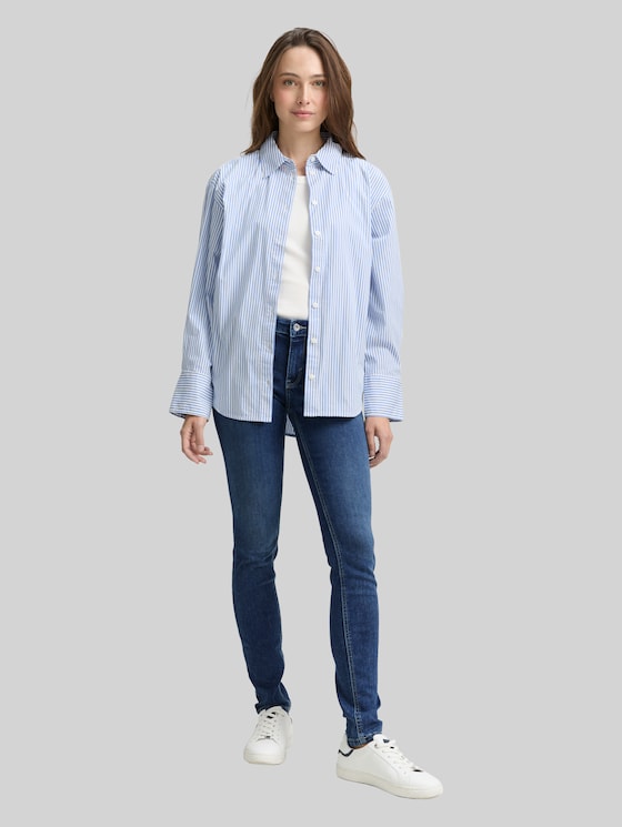 TTLUCIE SKINNY jeans - mid stone wash denim