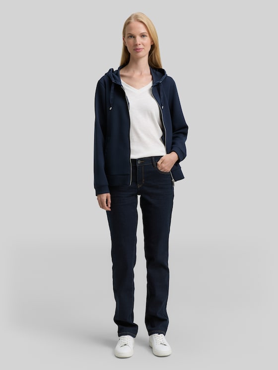 TTLIVA STRAIGHT jeans with stretch - Clean Rinsed Blue Denim