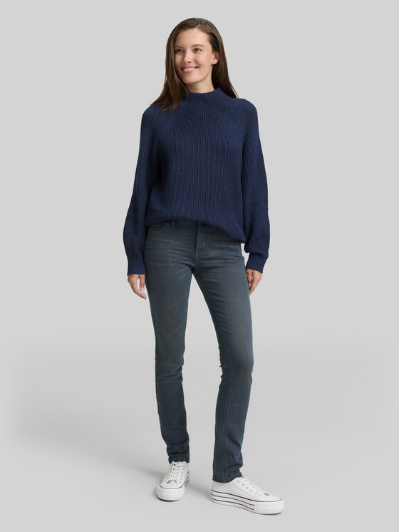 TTLENE SLIM jeans - mid stone blue grey denim