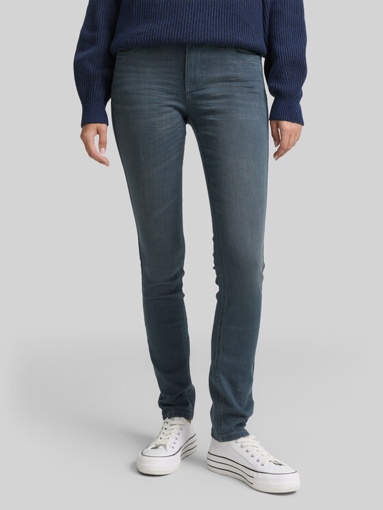 TTLENE SLIM jeans - mid stone blue grey denim