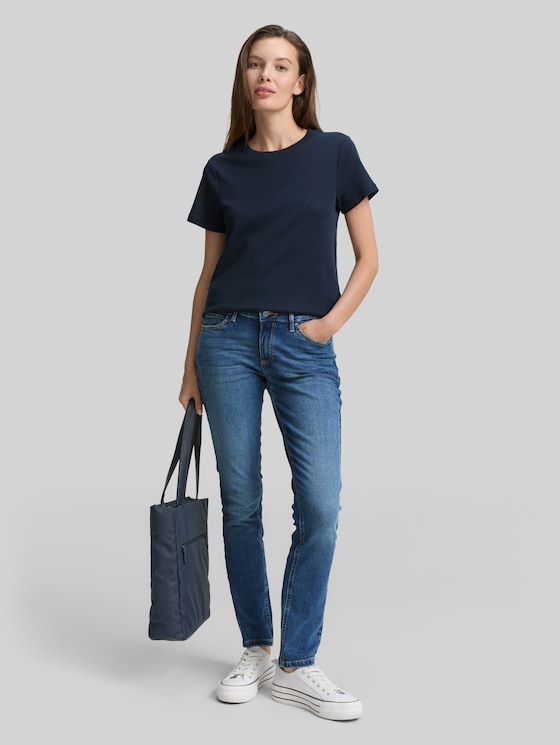 TTLENE SLIM jeans with stretch - Clean Mid Stone Blue Denim