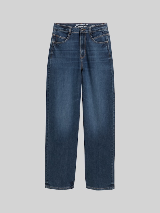 TTMADINA WIDE jeans - Used Mid Stone Blue Denim