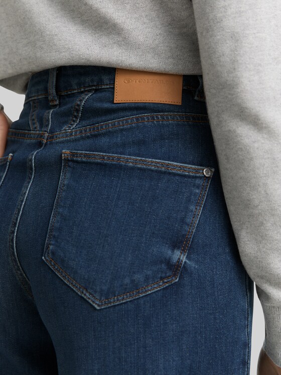 TTMADINA WIDE jeans - Used Mid Stone Blue Denim