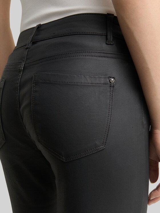 Coated TTLUCIE SKINNY Jeans - coated black denim