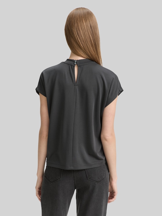 T-shirt with batwing sleeves - Tarmac Grey