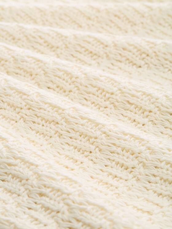 Relaxed-fit knitted jumper - off white
