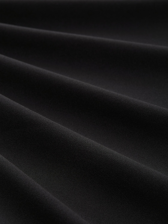 Wide leg trousers - deep black