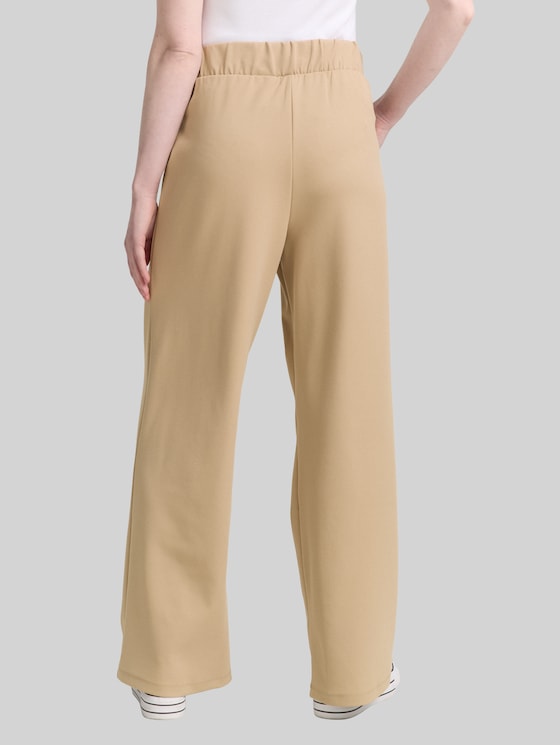 Wide leg trousers - tan brown