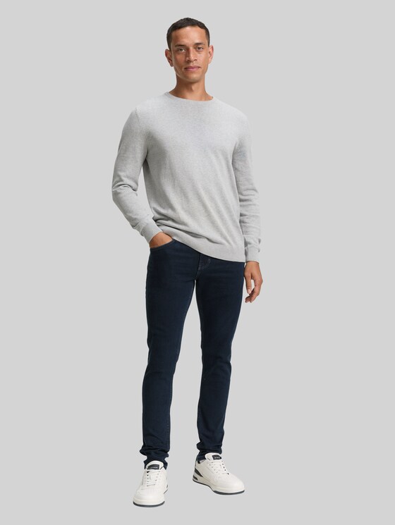 TTTROY slim jeans with stretch - blue black denim